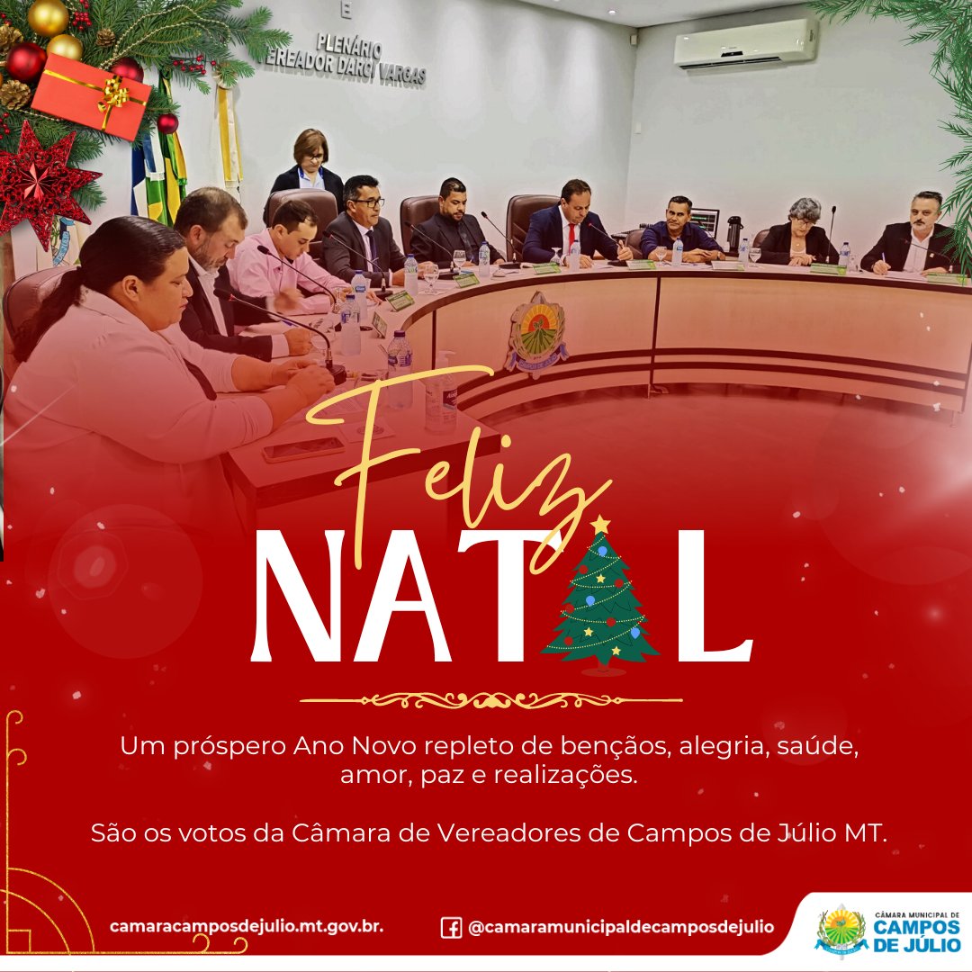 FELIZ NATAL E UM PRÓSPERO ANO NOVO! – CÂMARA MUNICIPAL DE MONTANHA